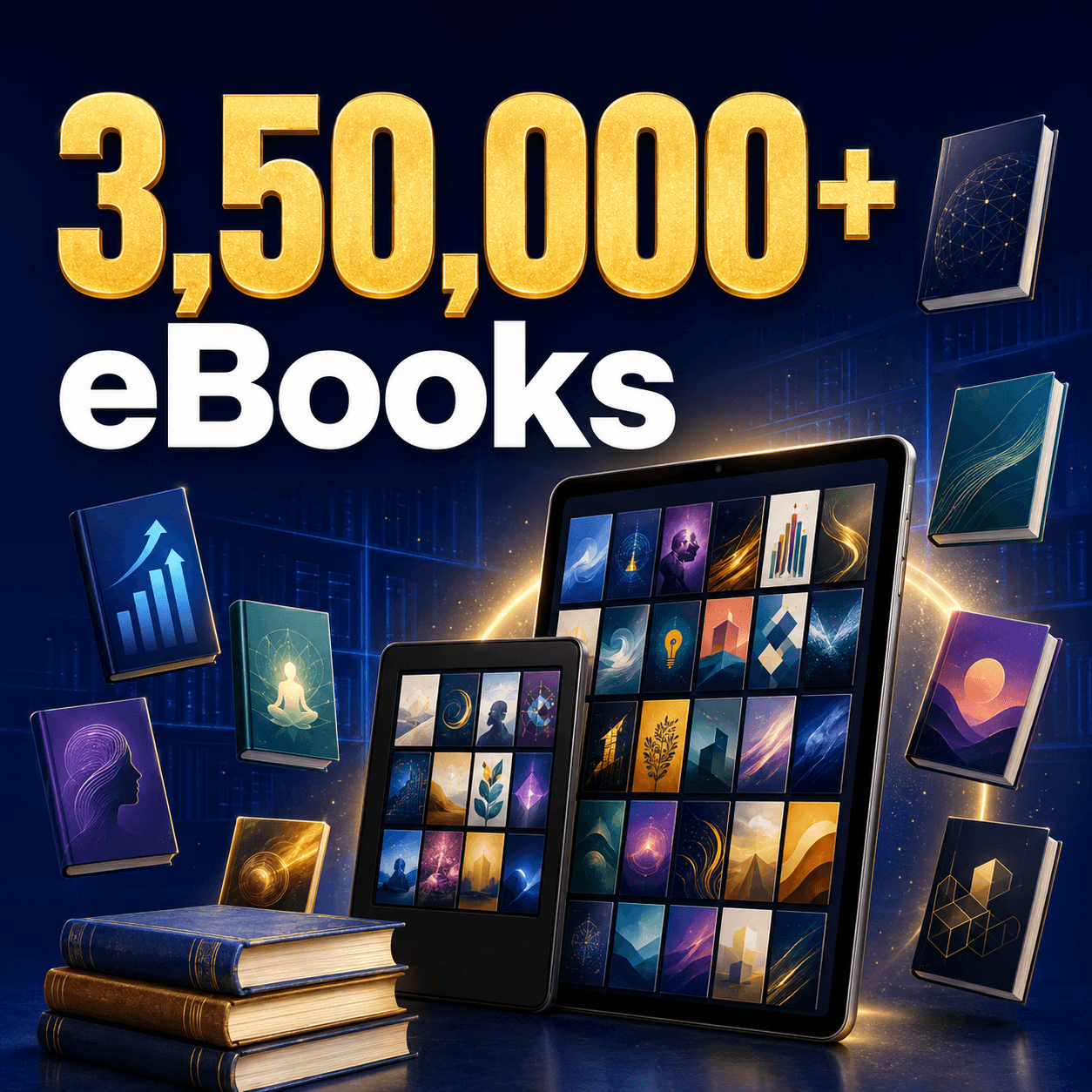 3,50,000+ eBooks & 1000+ Audiobooks Bundle
