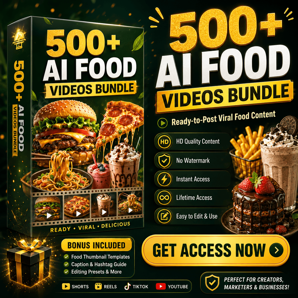 500+ Ai Food Reels Bundle 🥳🥳
