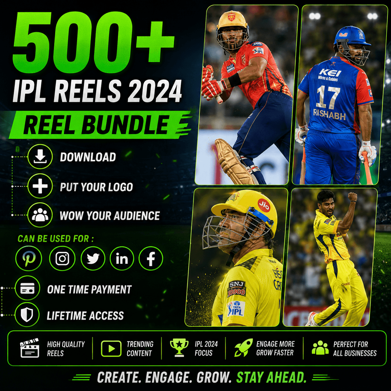 500+ Cricket Viral Reels Bundle🏏🏏