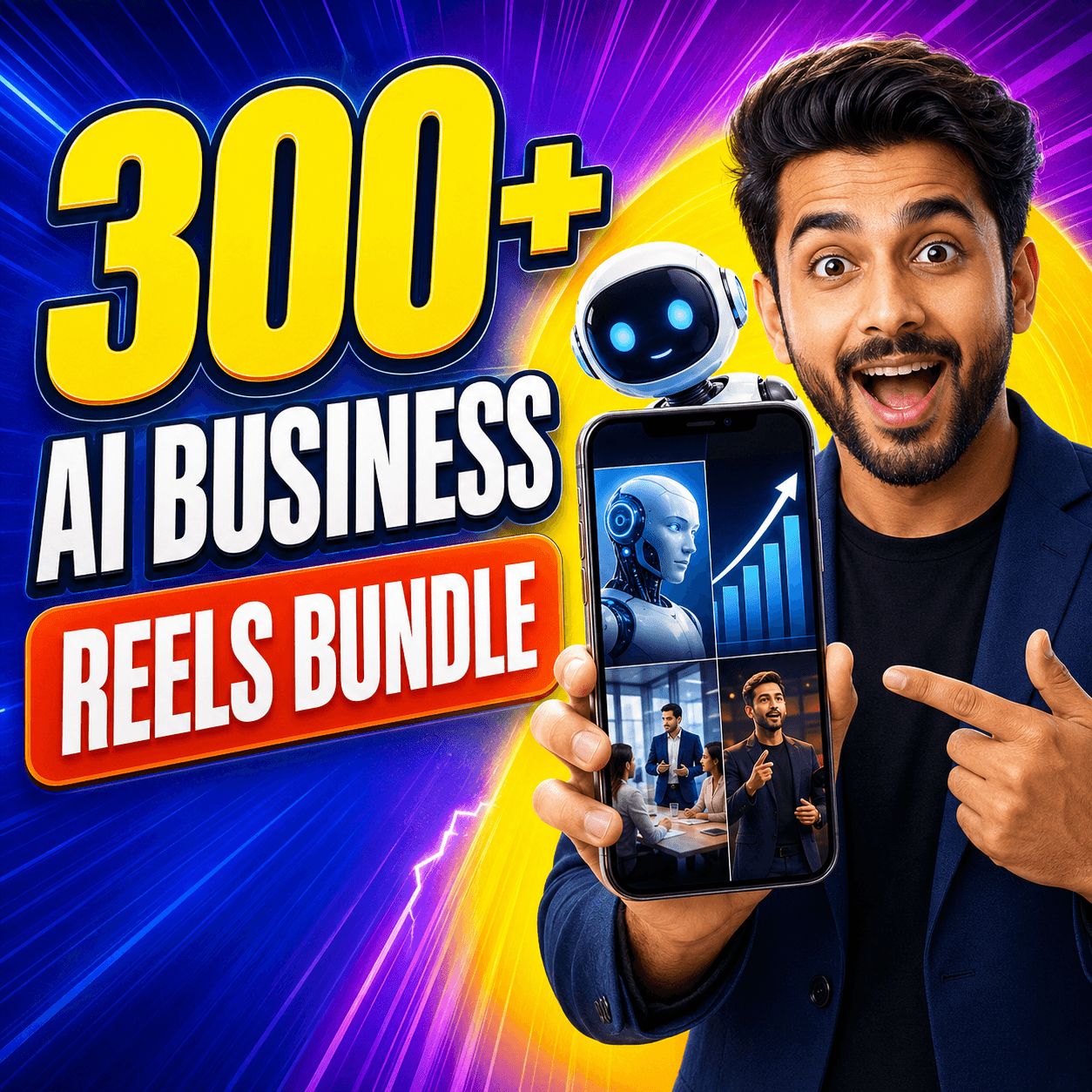 300+ AI Business Reels Bundle